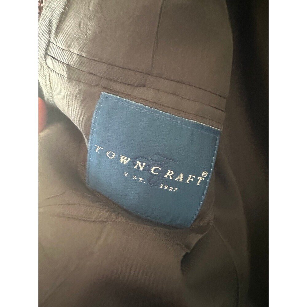Town Craft men’s size large suit jacket and tie - Picture 7 of 9